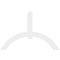 Ekena Millwork Archdale Architectural Grade PVC Gable Bracket, 72"W x 48"H x 2"D x 6"F, 16/12 Pitch GBP072X48X0206ARC00 - alternate 5